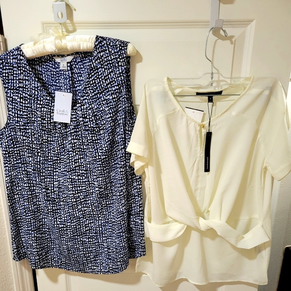 Harve Benard Tops - 2 NWT Light and Flowy Tops